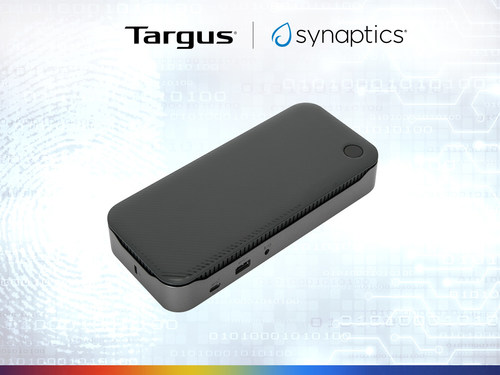 Targus USB-C Hybrid/Universal 4K Quad Dock with 100W PD and Fingerprint ID: World's First Biometric Device and Docking Solution in One