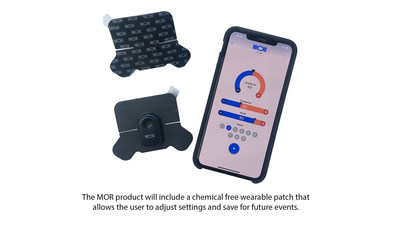 Morari Medical’s new MOR product will include a chemical free wearable patch that allows the user to adjust settings and save for future events.