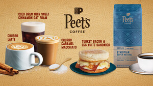 NEW YEAR, NEW BREW: PEET'S COFFEE TOASTS 2022 WITH WINTER MENU INSPIRED BY SWEET CINNAMON CHURRO FLAVORS