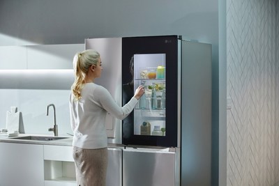 LG InstaView Door-in-Door refrigerator