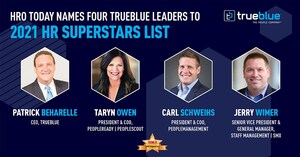 HRO Today Names Four TrueBlue Leaders as 2021 HR Superstars