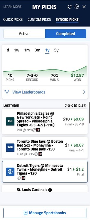 BettingPros adds Bet Tracking with SharpSports