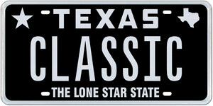 Classic Black was Texas' #1 Plate in 2021!