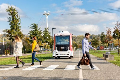 Ansys enabled EasyMile engineers to significantly shorten development cycles, speed time to market and reduce operational costs for the company’s driverless shuttle (pictured) and tow tractor solutions. Source: EasyMile.