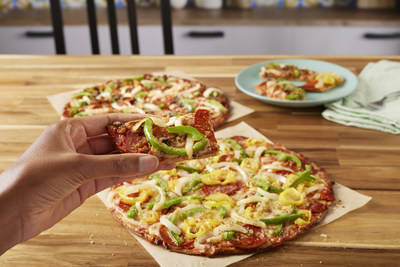 The new Field Roast™ Plant-Based Pepperoni pairs perfectly with Donatos' fan-favorite, crispy, golden cauliflower crust, making for two must-try new menu items that are guilt-free and deliver on the taste of traditional pepperoni.