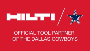 Hilti is now the official Tool Partner of the Dallas Cowboys