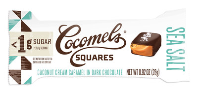 Cocomels Offers Sweet Sublimeness with New <1g Sugar Chocolate-Covered Sea Salt Squares