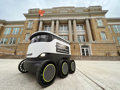 Goodyear and Starship are testing the custom-engineered airless tires in-field at Bowling Green State University.