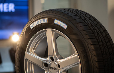Goodyear’s 70% sustainable-material tire includes 13 featured ingredients across nine different tire components.