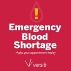 Versiti Pleads for Lifesaving Donations as Blood Supply Dips Dangerously Low