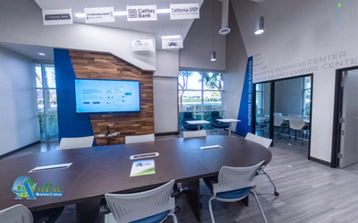 The Entrepreneur Ecosystem Launch Center includes training spaces and conference rooms for entrepreneurs to meet with clients and/or banking partners. (PRNewsfoto/AmPac Business Capital)