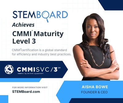 STEMBoard Achieves CMMI Level 3 for Service