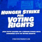 TWENTY-FIVE FAITH LEADERS LAUNCH HUNGER STRIKE FOR VOTING RIGHTS ON ANNIVERSARY OF INSURRECTION