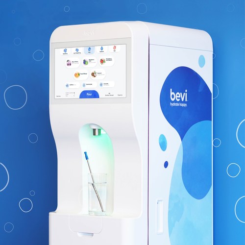 The all-new Bevi Standup 2.0 smart water cooler.