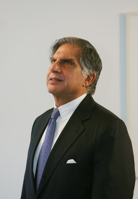 UNITED KINGDOM - OCTOBER 20:  Ratan Tata, chairman of Tata Steel Ltd. poses following a news conference, in London, U.K., Friday, October 20, 2006. Tata Steel Ltd. agreed to buy Corus Group Plc for 4.3 billion pounds ($8 billion), creating the world's fifth-largest steel producer as prices rise toward a record.  (Photo by Suzanne Plunkett/Bloomberg via Getty Images)
