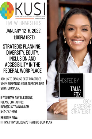 KUSI Global, Inc. Hosts Urgent Webinar to Help Federal Agencies Meet DEIA Strategic Plan Deadline
