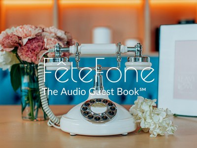 FêteFone is a unique guest book alternative for your wedding or special event that lets guests record wishes using a stylish telephone instead of pen and paper. (CNW Group/FeteFone Canada ULC)