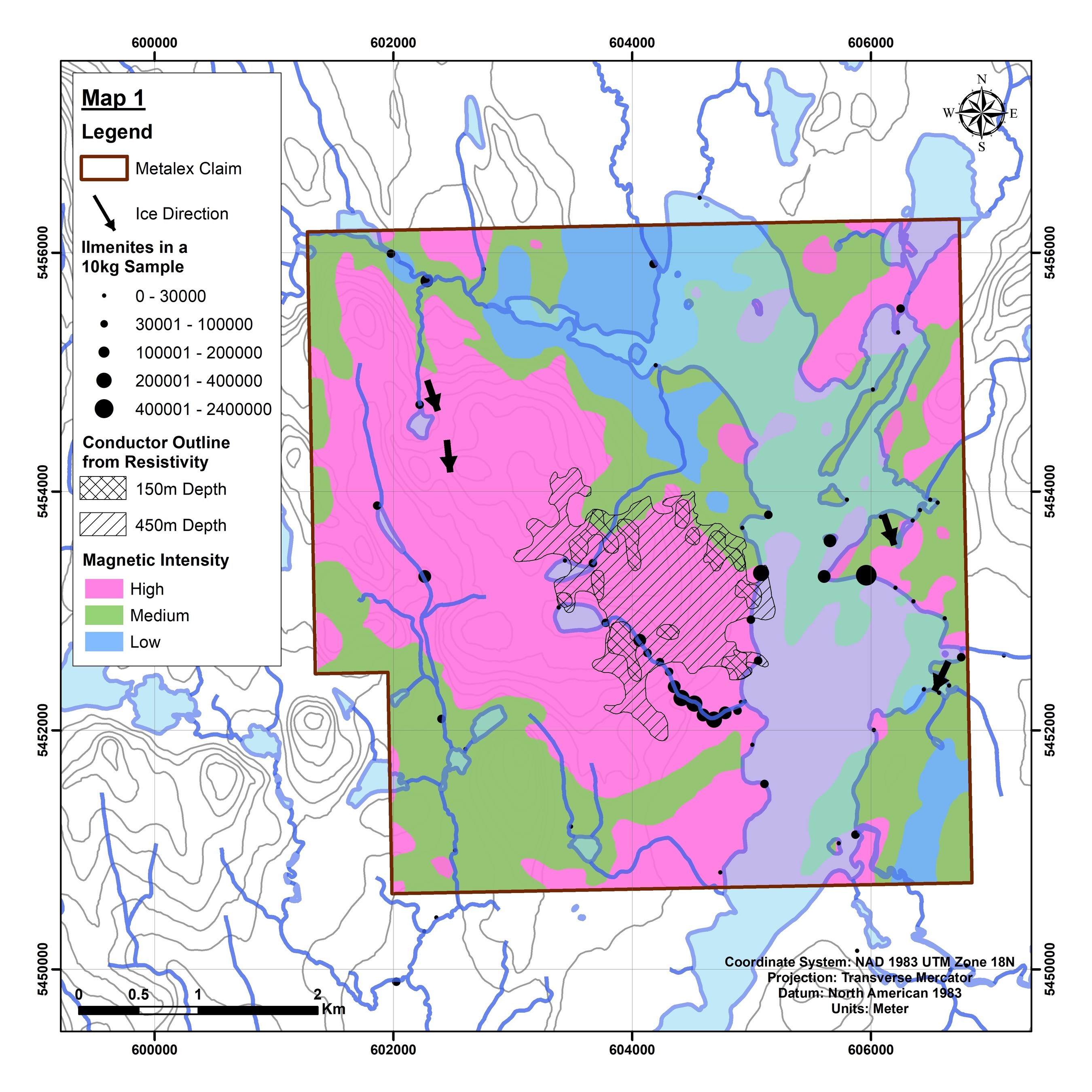 Geophysical and Heavy Mineral Geochemical Results Produce Drill Targets ...