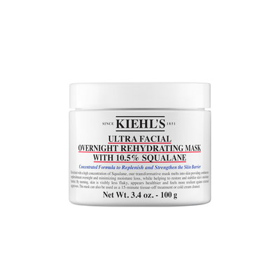 Kiehl's NEW Ultra Facial Overnight Hydrating Mask with 10.5% Squalane