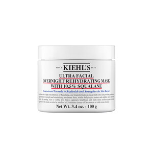 KIEHL'S TAKES SKIN BARRIER STRENGTH TO NEW HEIGHTS WITH THE NEW ULTRA FACIAL OVERNIGHT HYDRATING FACE MASK WITH 10.5% SQUALANE
