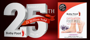 25 MILLION FOOT PEELS SOLD IN 25 YEARS