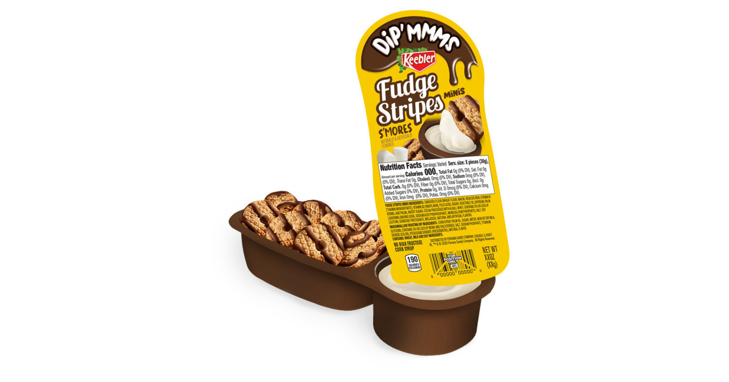 Keebler® Brings Magic to Snack Time with New Fudge Stripes™ Dip'mmms™