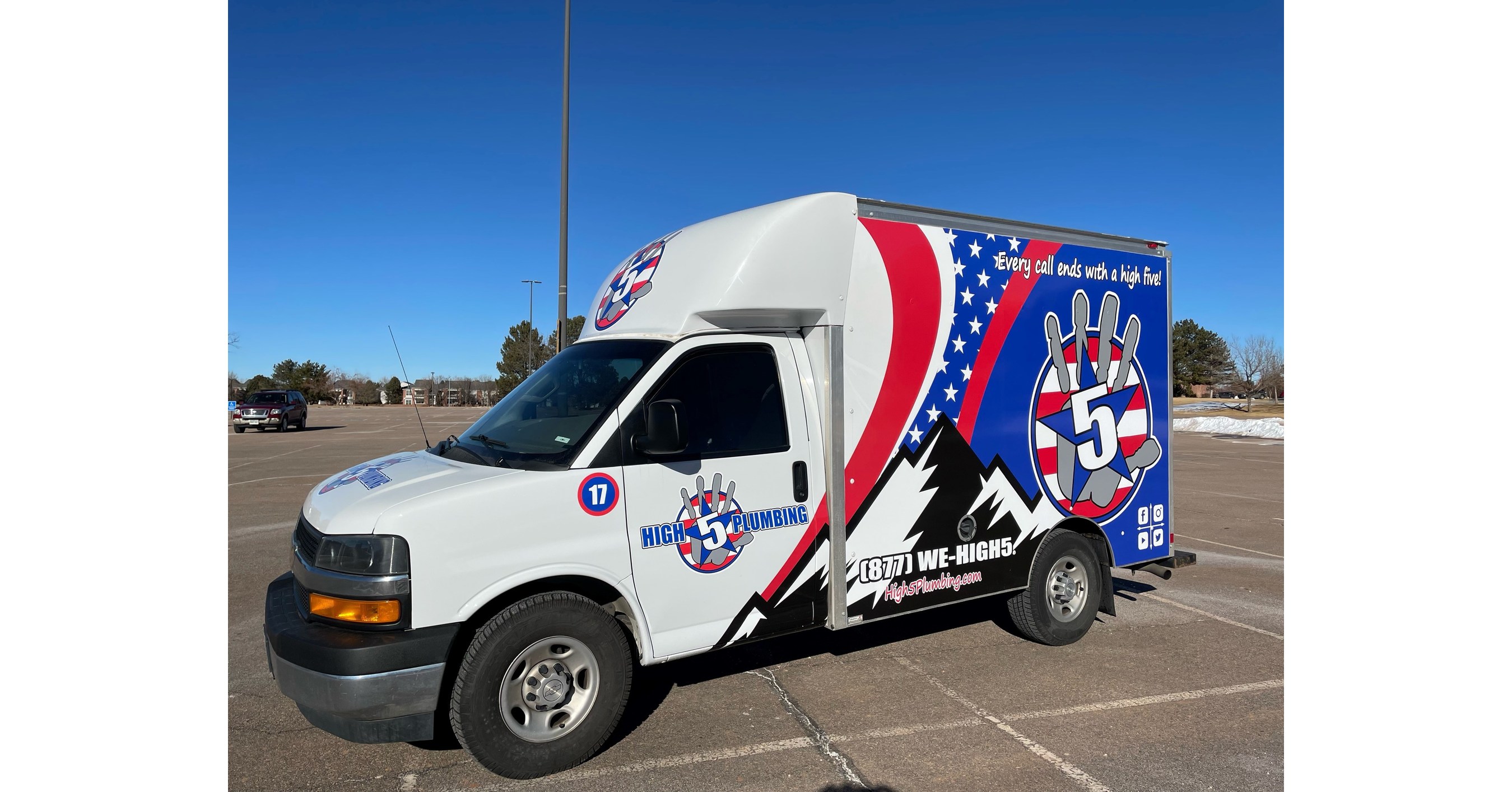 High 5 Plumbing Unveils New Freedom Truck