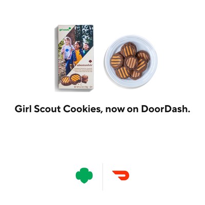 This season, purchasing Girl Scout Cookies has never been easier. A new national collaboration with DoorDash, the on-demand delivery platform, ensures girls remain at the center of innovation as they offer consumers the option to order cookies on-demand.