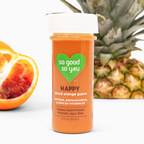 FUNCTIONAL BEVERAGE COMPANY SO GOOD SO YOU BOTTLES HAPPINESS WITH ASHWAGANDHA-POWERED PROBIOTIC JUICE SHOT