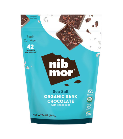 nib mor; Organic Dark Chocolate, Cacao Nibs