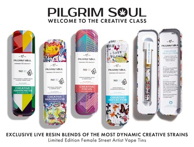 Pilgrim Soul's Limited Edition Female Street Artist Vape Tins