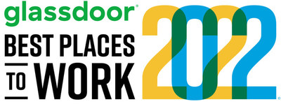 Glassdoor Best Places to Work in 2022 (PRNewsfoto/Glassdoor)