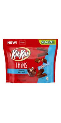 The first ever flavor for the KIT KAT® THiNS lineup brings the delicious flavors of chocolate and hazelnut.