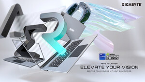 Eleve sua visão com o Notebook AERO da GIGABYTE