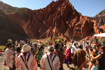 Carnival celebrations in Argentina's Jujuy province. (Credit: Visit Argentina)