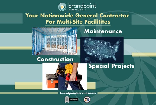 BrandPoint Services provides Facility Maintenance and Repair, Refresh & Remodeling Projects, Digital Signage, Rollouts, and Construction Services across the US and Canada. BrandPoint works with over a third of the Top 100 National Retailers, as well as restaurant, healthcare and banking brands to improve their spaces and experiences. Its vast vendor network allows BrandPoint to get qualified trades out to client locations across North America.