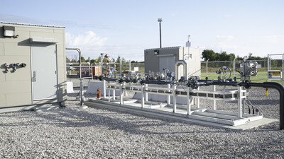 Enbridge Gas Hydrogen-Blending Facility in Markham Ontario. (CNW Group/Enbridge Gas Inc.)