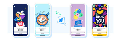 Venmo's new feature gives customers access to eight unique and vibrant animated gift-wrap designs that can be added to a payment note