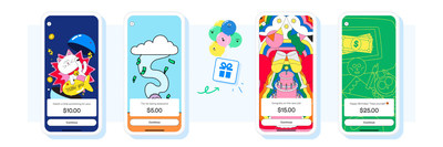 Venmo’s new feature gives customers access to eight unique and vibrant animated gift-wrap designs that can be added to a payment note.