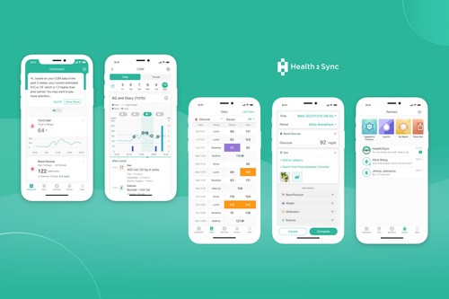 By integrating the continuous glucose monitor data and other lab results, Health2Sync app is able to improve the quality of chronic disease management.