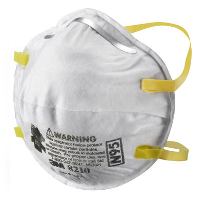 3M N95 disposable cup-shape respirator