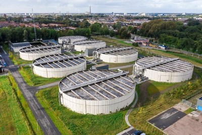 Nereda Utrecht wastewater treatment plant with Schneider Electric technology (CNW Group/Schneider Electric Canada Inc.)