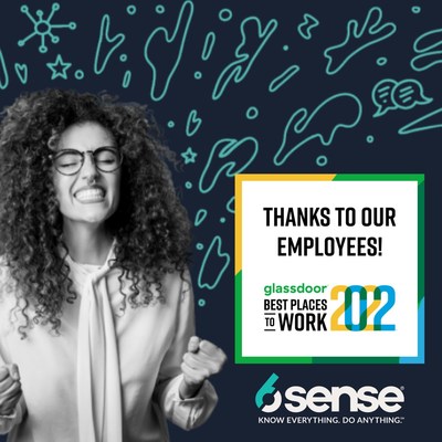 6sense named a best place to work in 2022 by Glassdoor