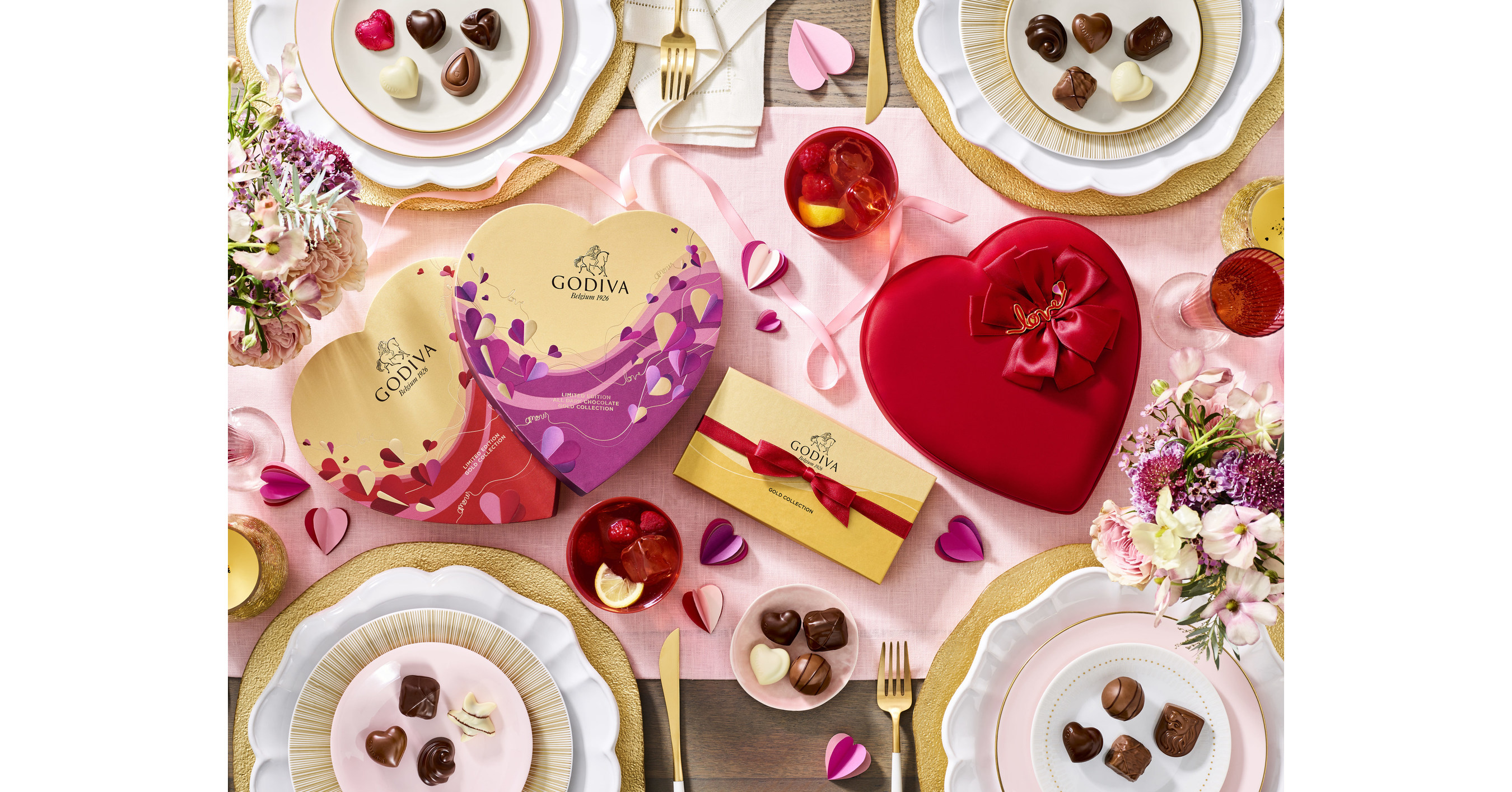Assorted Chocolate Truffles Love Box, Valentine's Day