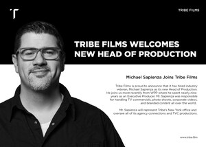 Executive Producer, Michael Sapienza, Joins Dallas-based Tribe Films as Head of Production