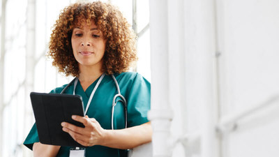 Healthcare workers top the list of all industries surveyed, with nurses double the Canadian average. (CNW Group/Canada Life)
