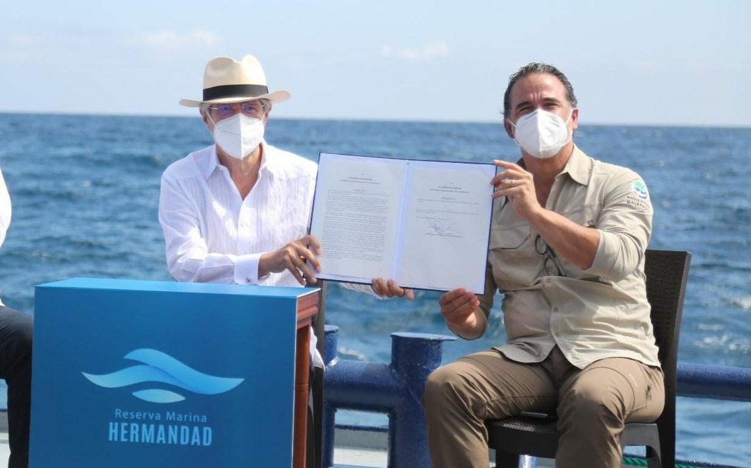 Ecuador oficializó la creación de la nueva Reserva Marina de Galápagos  anunciada en la COP26