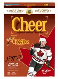 Cheerios - Connor McDavid (Groupe CNW/General Mills Canada)