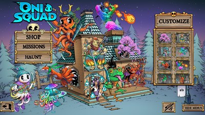 In-game screenshot of a completed Oni mansion that can be minted as an NFT
