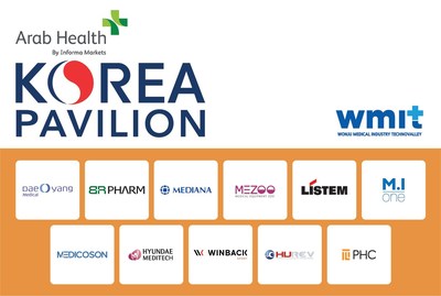 Arab Health 2022 KOREA Pavilion Participating Manufacturers